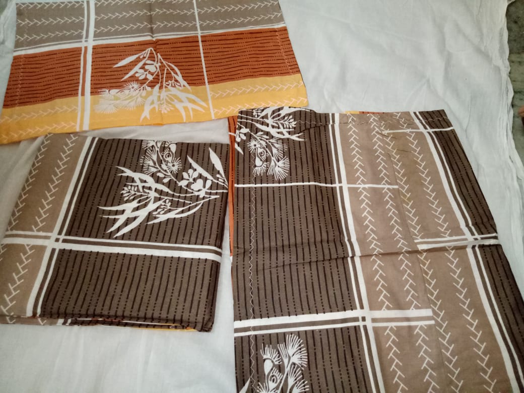 Black and Brown Bedsheet